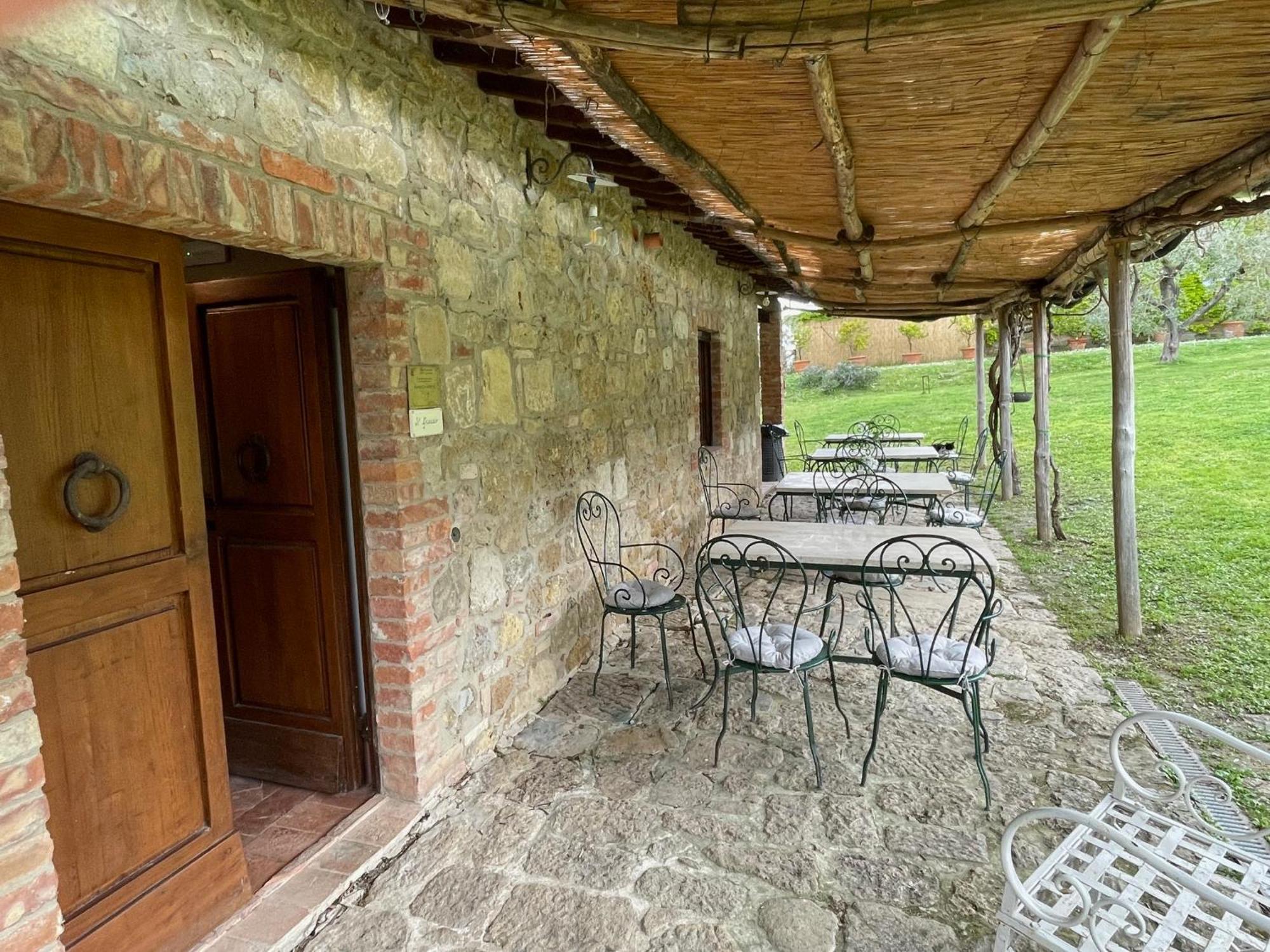 Agriturismo Le Sorbelle D'Orcia Con Piscina Pienza Bagian luar foto
