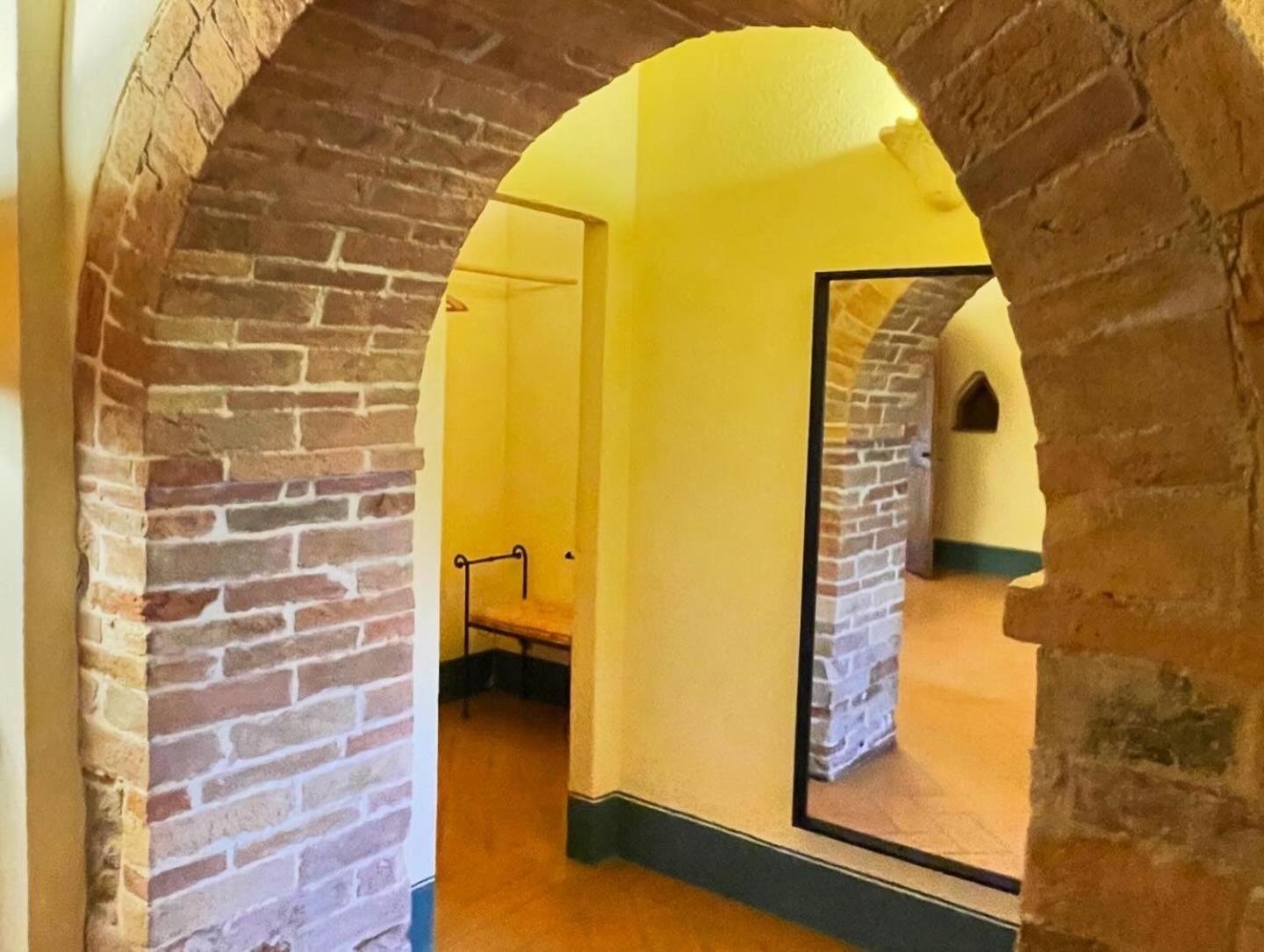 Agriturismo Le Sorbelle D'Orcia Con Piscina Pienza Bagian luar foto