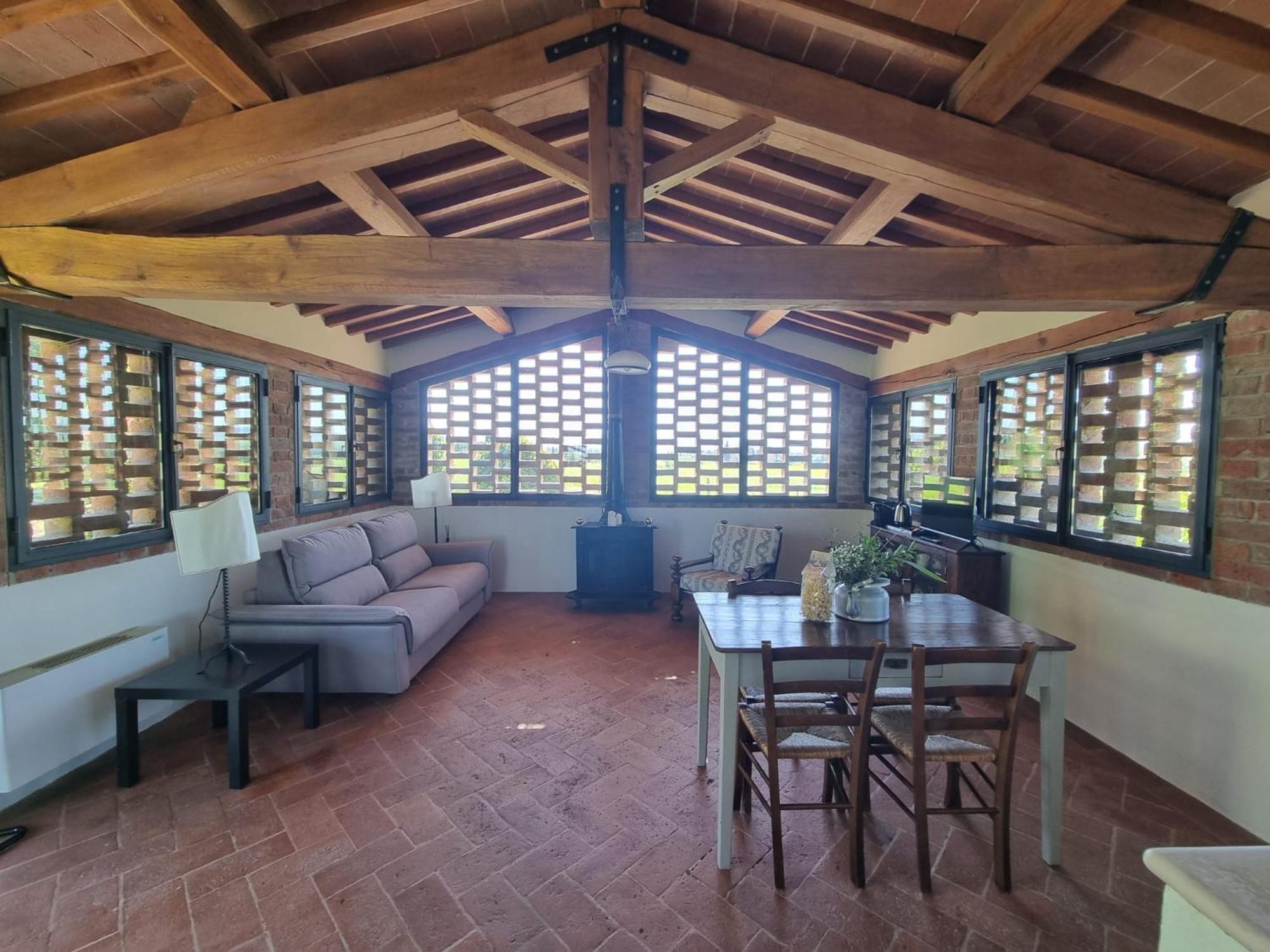 Agriturismo Le Sorbelle D'Orcia Con Piscina Pienza Bagian luar foto
