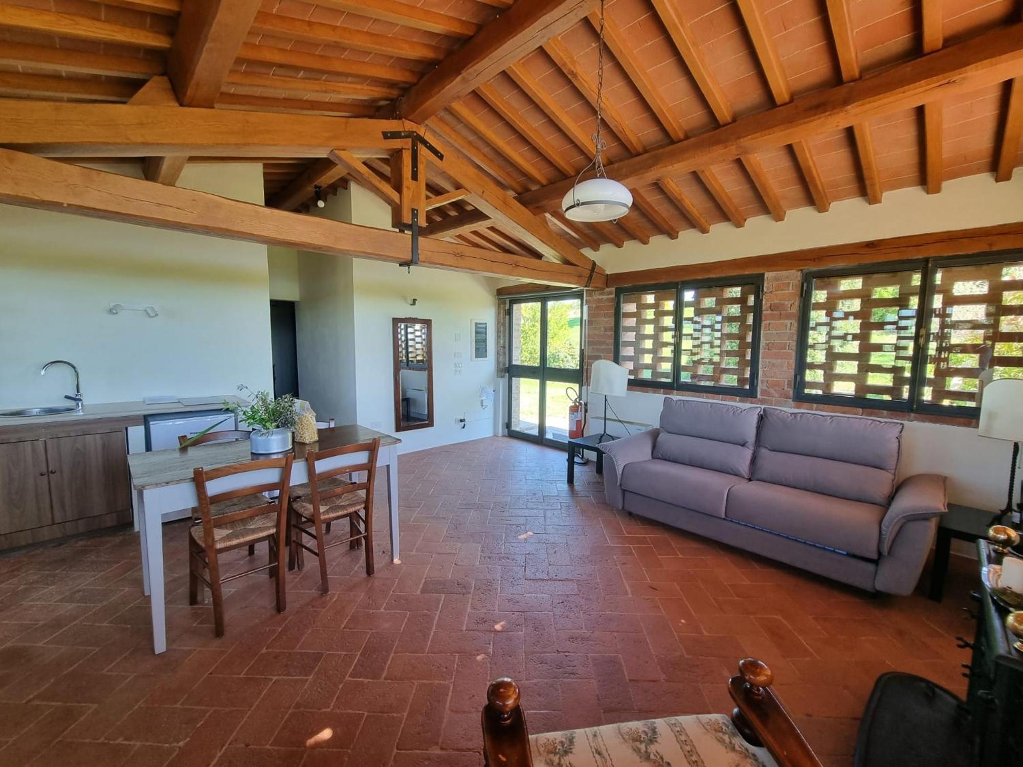 Agriturismo Le Sorbelle D'Orcia Con Piscina Pienza Bagian luar foto