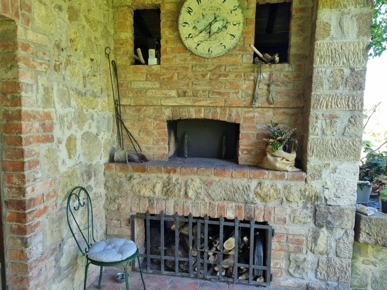 Agriturismo Le Sorbelle D'Orcia Con Piscina Pienza Bagian luar foto